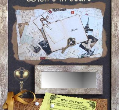 Pinboard Lettering Large Wish Pin Board “Letters”