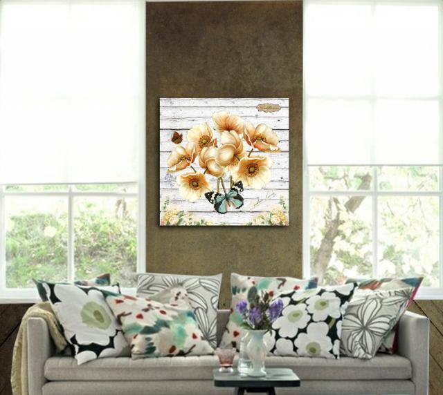 "White Flowers" №17279-3