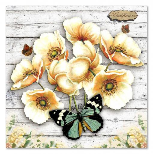"White Flowers" №17279-3