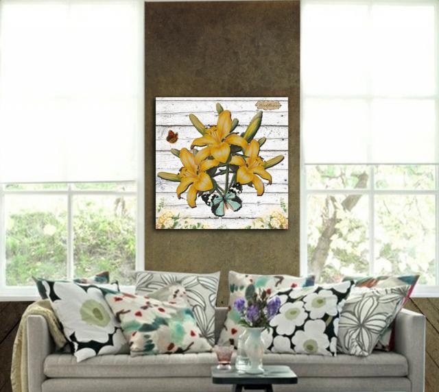 "Yellow Lillium" №17279-4