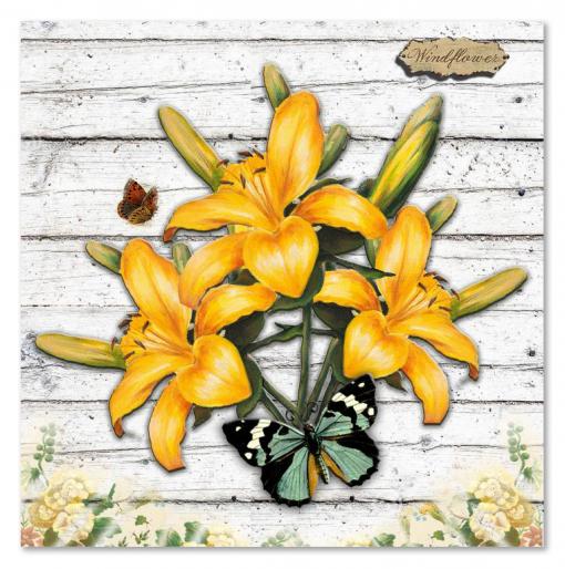 "Yellow Lillium" №17279-4