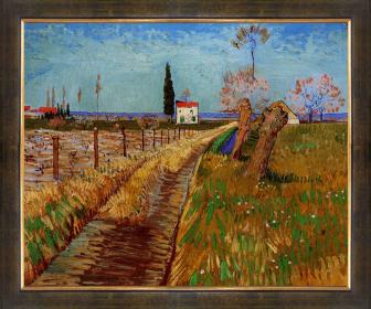 "Path Through a Field with Willows" №21316