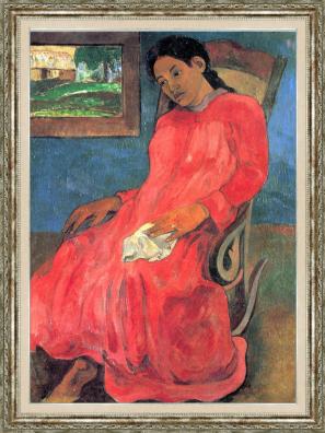 "Women in Red Dress" №24003